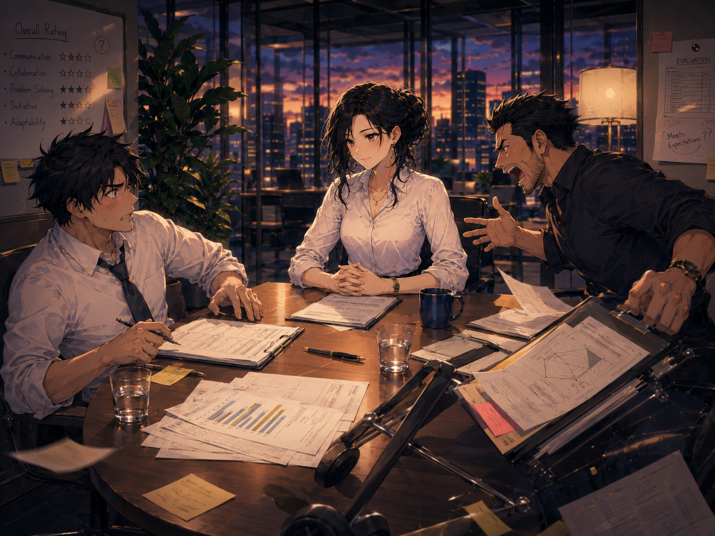 Performance review goes sideways
